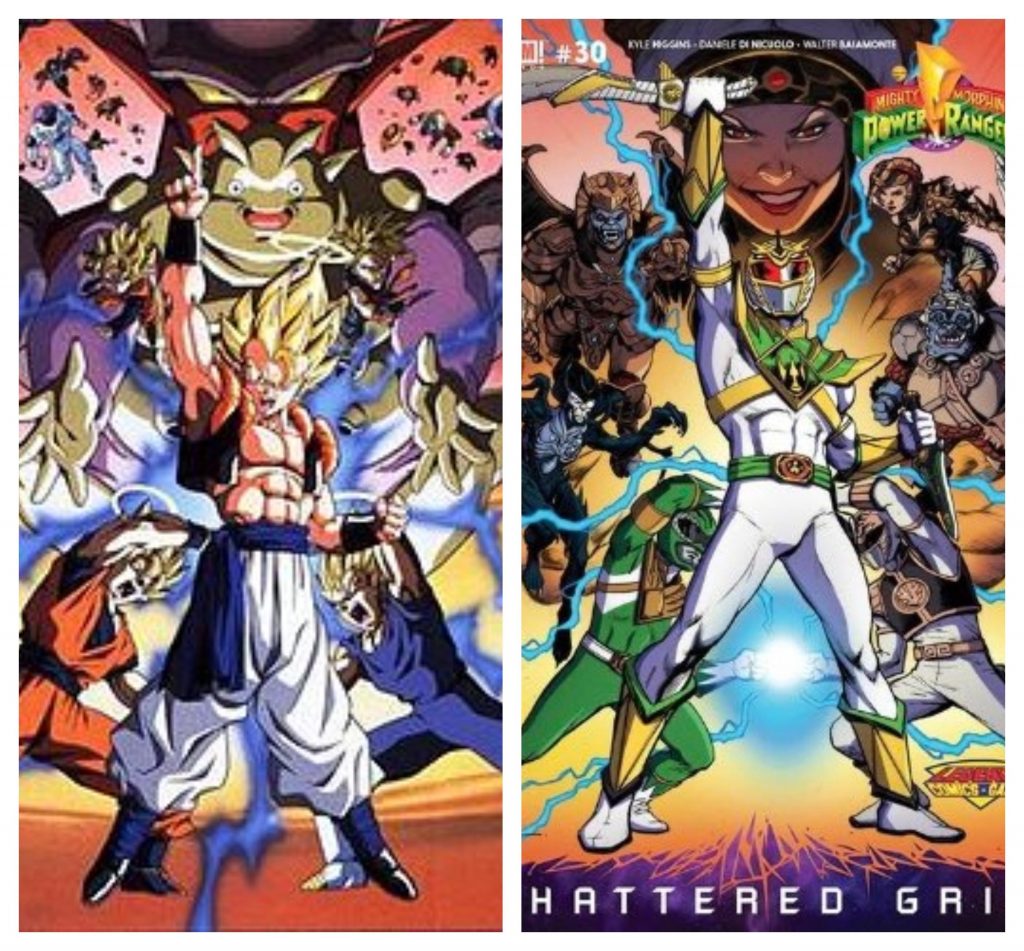 Los #PowerRangers homenajean a #DragonBall e #InfintyWar en su saga Shattered Grid