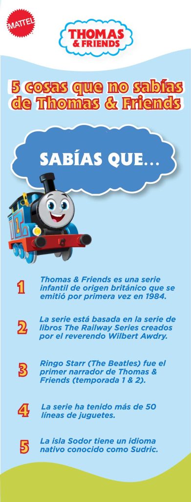 5 cosas que no sabías de Thomas & Friends | #Kids