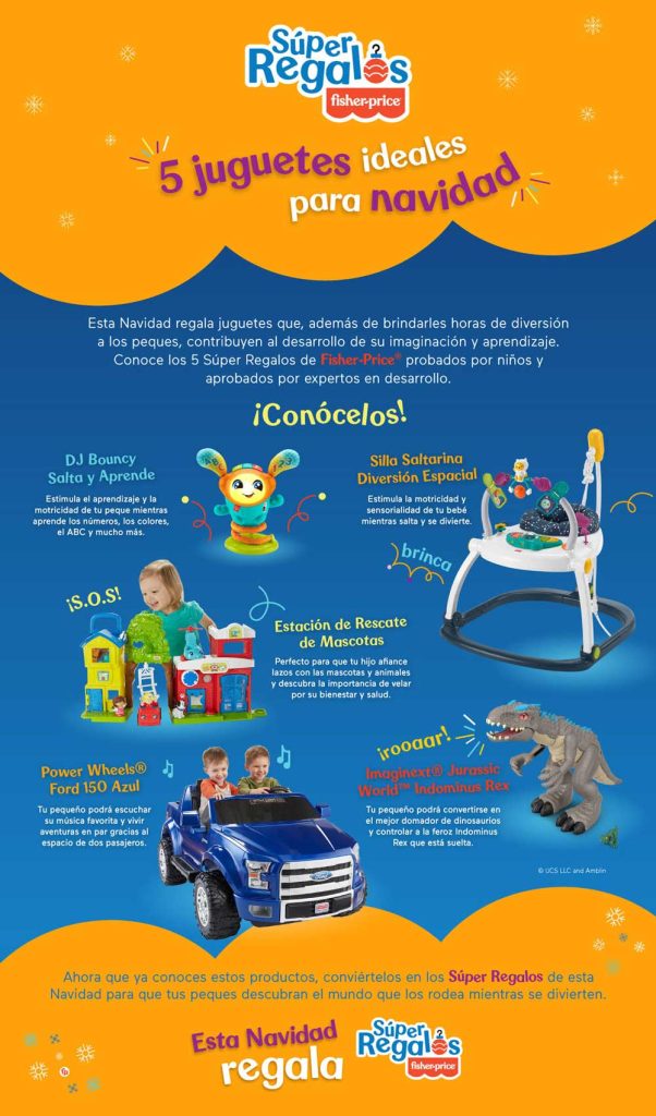 Fisher Price: 5 juguetes ideales para NAVIDAD | #Kids