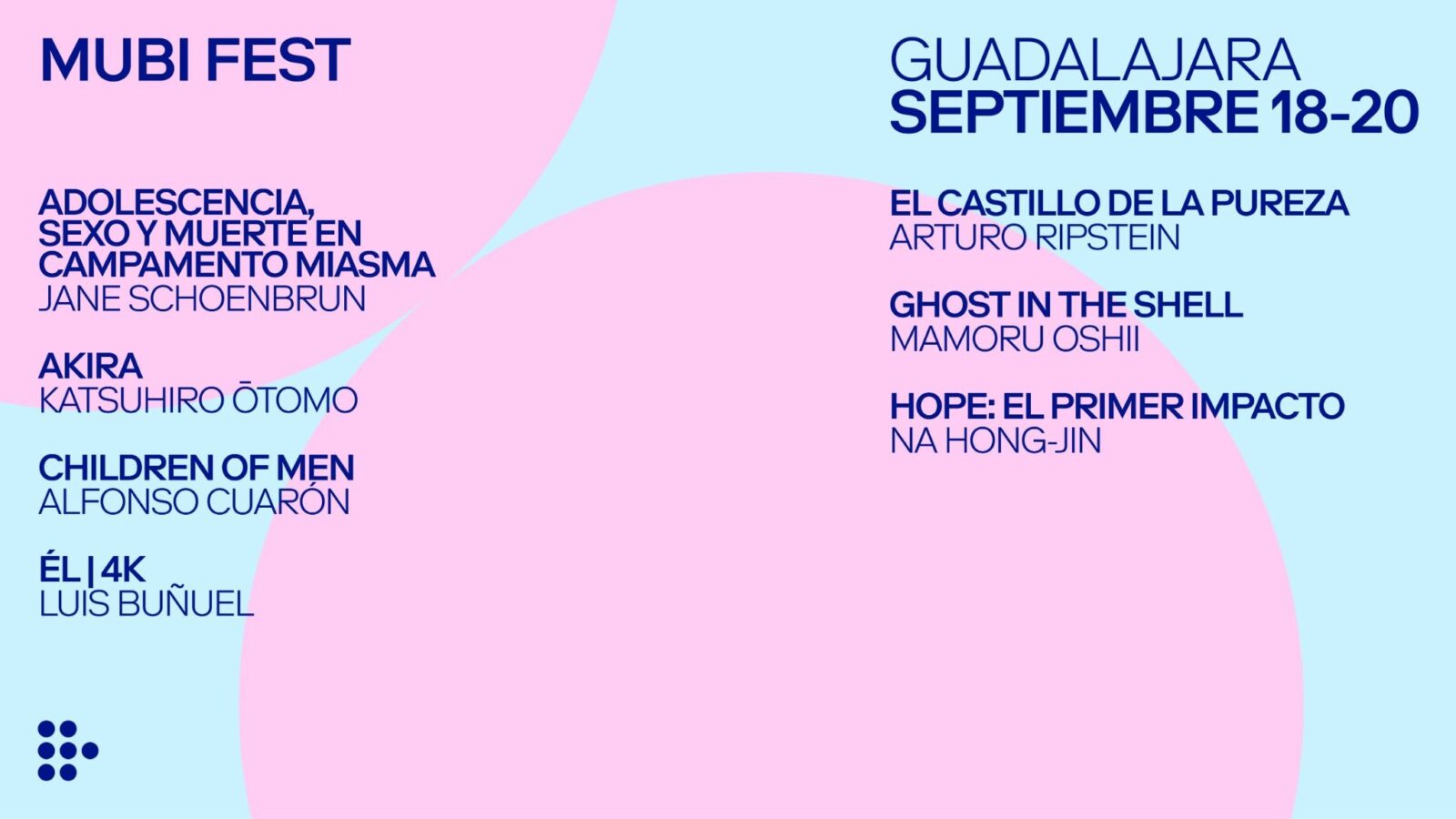 MUBI FEST 2026 llega por primera vez a Guadalajara con una programación para celebrar el gran cine | #Cine #MUBI #Guadalajara